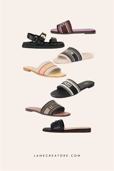 white dior slide|christian Dior slides dupes.